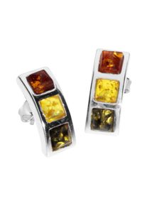 Paar Ohrstecker OSTSEE-SCHMUCK "OSTSEE-SCHMUCK Ohrstecker Miranda Ohrstecker Miranda", wei&szlig; (wei&szlig;, neutral), Ohrringe, Damen, 16x7mm, Silber 925 (Sterlingsilber), Paar Ohrstecker