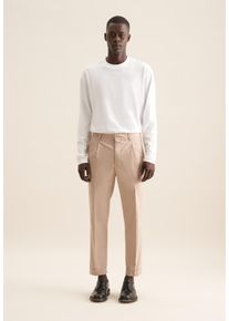 Chinohose Seidensticker "Schwarze Rose", Herren, Gr. 48, Normalgr&ouml;&szlig;en, beige (sand), 100% Baumwolle, unifarben, Hosen Chinohose