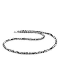 Silberkette Kuzzoi "Halskette Herrenschmuck Gliederkette Oxidiert 925 Silber" Gr. 50, silber, Halsketten, Herren, 50, ohne Stein, Silber 925 (Sterlingsilber), Silberkette