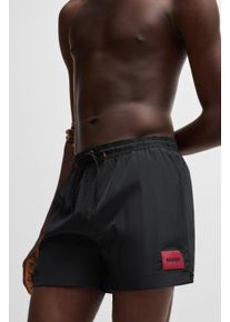 Badeshorts HUGO UNDERWEAR "DOMINICA", Herren, Gr. L (52), N-Gr, schwarz, Web, Obermaterial: 100% Polyacryl, Badehosen Badeshorts