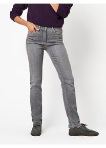 Slim-fit-Jeans Toni "be loved", Damen, Gr. 46, N-Gr, grau (grau used), Denim/Jeans, Obermaterial: 88% Baumwolle, 9% Polyester, 3% Elasthan, unifarben, slim fit kn&ouml;chellang, Jeans Slim-fit-Jeans, im Four-Pocket Style