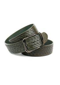 Lederg&uuml;rtel Anthoni Crown, Damen, Gr. 100, gr&uuml;n, Rindsleder, G&uuml;rtel Lederg&uuml;rtel