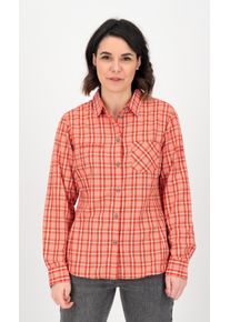 Outdoorhemd DEPROC Active "PHOENIX LS WOMEN", Damen, Gr. 46 (L), Normalgr&ouml;&szlig;en, orange, 100% Polyester, Hemden Outdoorhemd, auch in Gro&szlig;en Gr&ouml;&szlig;en erh&auml;ltlich