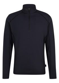 Sweatshirt Ziener "JELANO-Z midlayer man", Herren, Gr. 58, schwarz, Obermaterial: 88% Polyester, 12% Elasthan, Sweatshirts Sweatshirt