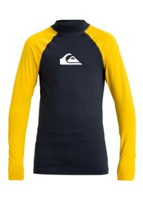 Neopren Shirt Quiksilver "Everyday", Kinder, Gr. 8, blau (schwarz navy, solar power), Obermaterial:84% Microfaser, 16% Elasthan;, Shirts Neopren Shirt