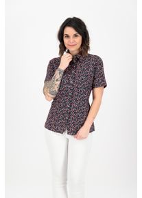 Outdoorbluse DEPROC Active "SUDBURY II WOMEN", Damen, Gr. 36 (S), blau (blauaop), 93% Polyester; 7% Elasthan, Blusen Outdoorbluse, auch in Gro&szlig;en Gr&ouml;&szlig;en erh&auml;ltlich