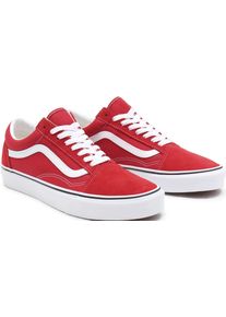Sneaker Vans "Old Skool", Herren, Gr. 38,5, rot, Leder, Textil, Schuhe Sneaker, aus textilem Canvas-Material