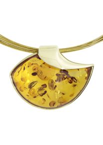 Collier OSTSEE-SCHMUCK "- Jula - Gold 333/000 - Bernstein" Gr. 45, gold (gold 333, goldfarben, gelb), Halsketten, Damen, 45, Gelbgold 333, Collier