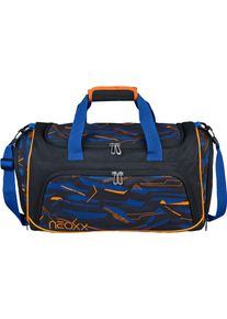 Sporttasche neoxx "Move", M&auml;dchen, Gr. B/H/T: 43cm x 26cm x 24cm, schwarz (streetlight), Polyester, Taschen Sporttasche, teilweise aus recyceltem Material