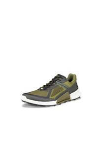 Sneaker Ecco "BIOM 2.1 X MOUNTAIN M", Herren, Gr. 41, gr&uuml;n (khaki), Lederimitat, Textil, Schuhe Sneaker, Schn&uuml;rschuh, Halbschuh, Wanderschuh, verst&auml;rkte Sohlenkonstruktion