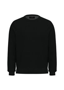 Strickpullover Fynch-Hatton, Herren, Gr. S, blau (navy), Strick, Obermaterial: 100% Baumwolle, unifarben, regular fit taillenbedeckt, Rundhals, Rippb&uuml;ndchen, Pullover Strickpullover, mit Rippb&uuml;ndchen