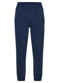 Jogginghose Hummel "HMLPULSE SWEAT PANTS", Herren, Gr. S (46), N-Gr, blau (marineblaus), Obermaterial: 60% Baumwolle, 40% Polyester, Hosen Jogginghose