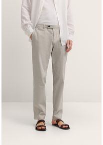 Chinohose Bugatti "Modern Fit", Herren, Gr. 36, L&auml;nge 32, 230, grau, 86% Baumwolle, 11% Polyester, 3% Elasthan, unifarben, normal, Hosen Chinohose, aus der DynamicSeries