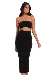 Unterrock MAGIC BODYFASHION, Damen, Gr. L, schwarz, Mikrofaser, Obermaterial: 92% Polyamid, 8% Elasthan, lang, R&ouml;cke Unterrock, Nahtlose Verarbeitung f&uuml;r einen unsichtbaren Look