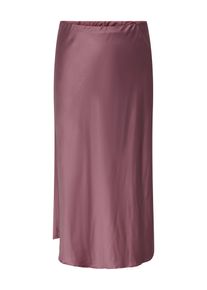 Maxirock Only CARMAKOMA "CARJANE LIFE LONG SKIRT WVN", Damen, Gr. 52, rose braun, Obermaterial: 100% Polyester, unifarben, regular fit kn&ouml;chellang, R&ouml;cke Maxirock