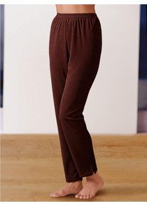 Nickihose feel good, Damen, Gr. 44/46, Normalgr&ouml;&szlig;en, braun, 80% Baumwolle, 20% Polyester, unifarben, Hosen Nickihose