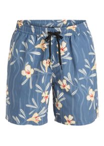 Boardshorts Quiksilver "Everyday Straight Volley 17", Herren, Gr. XS, china blau dusty floral, Obermaterial: 100% Microfaser;, Hosen Boardshorts