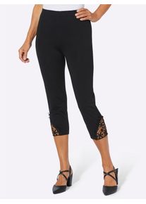 Leggings Classic Basics, Damen, Gr. 44, Normalgr&ouml;&szlig;en, schwarz, 95% Baumwolle, 5% Elasthan, unifarben, Hosen Leggings