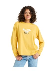 Langarmshirt Roxy "Hangloose Art", Damen, Gr. XL, ochre, Obermaterial: 100% Walkfrottier;, Shirts Langarmshirt