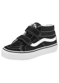 Sneaker Vans "UY SK8-Mid Reissue V", M&auml;dchen, Gr. 30, schwarz, Leder, Schuhe Sneaker, mit Klettverschluss