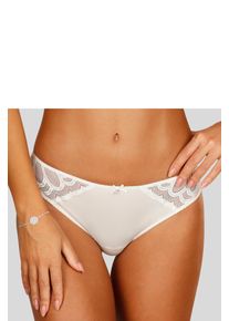 Tanga Lascana "Evita", Damen, Gr. 48/50, wei&szlig;, Obermaterial: 90% Polyamid, 10% Elasthan, Unterhosen Tanga, mit Cutout hinten