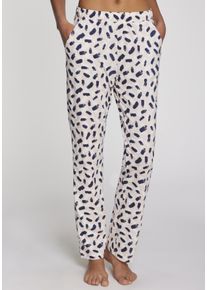 Pyjamahose s.Oliver, Damen, Gr. 44/46, N-Gr, rosa, gemustert, Single Jersey, Obermaterial: 50% Baumwolle, 50% Viskose, gemustert, Hosen Pyjamahose, mit sch&ouml;nem Alloverdruck