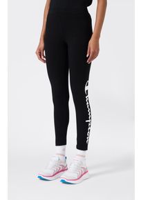 Leggings Champion, Damen, Gr. XS (36), N-Gr, schwarz (nbk, ns), Obermaterial: 90% Baumwolle, 10% Elasthan, Hosen Leggings