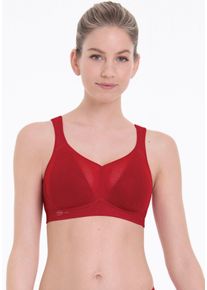 Sport-BH Anita active "Air Control Deltapad", Damen, Gr. 80, Cup E, pink (lipstick), Netz, Obermaterial: 49% Polyamid, 39% Polyester, 12% Elasthan, Mesh, Netz, durchscheinend, matt, unifarben, Basic, regular fit, BHs Sport-BH, doppellagige Cups, gepolsterte Tr&auml;ger, mit Print, feminin, weich
