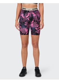 Trainingsshorts Venice Beach "TIGHTS SHORTS JASMINE", Damen, Gr. M (40), N-Gr, bunt (aop fusion_p), Obermaterial: 72% Polyamid, 28% Elasthan, Hosen Trainingsshorts