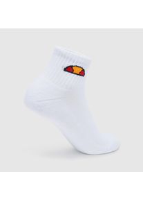 Sportsocken Ellesse "RILLA SOCK", Herren, Gr. 12 (46/47/48), wei&szlig;, Baumwollmischung, unifarben mit Farbeinsatz, Socken Sportsocken