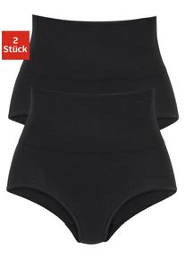 Formslip Petite Fleur, Damen, Gr. 32/34, schwarz, Obermaterial: 65% Baumwolle, 20% Elasthan, 15% Polyamid, unifarben, Unterhosen Formslip, aus elastischer Baumwolle, Shape wear, Topseller