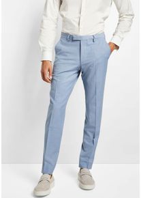 Anzughose Cinque "CIMONOPOLI-H", Herren, Gr. 58, N-Gr, blau (hellblau), Web, Obermaterial: 53% Polyester, 43% Schurwolle, 4% Elasthan, unifarben, schmal lang, Hosen Anzughose, mit Paspeltaschen hinten