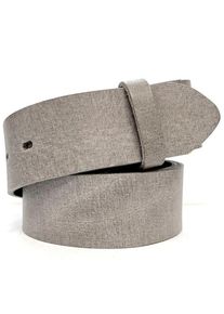 G&uuml;rtelriemen RETTUNGSRING G&Uuml;RTEL, Herren, Gr. 95, grau (hellgrau), Leder, G&uuml;rtel G&uuml;rtelriemen