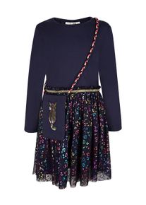 Sommerkleid happy girls "dress", M&auml;dchen, Gr. 128, EURO-Gr&ouml;&szlig;en, blau (navy), Stoff, 100% Baumwolle, normal, Kleider Sommerkleid