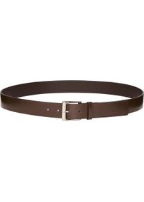 Lederg&uuml;rtel Calvin Klein Jeans "CLASSIC BUCKLE 35MM", Herren, Gr. 105, delicioso, pewter, Rindsleder, unifarben, G&uuml;rtel Lederg&uuml;rtel