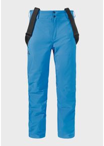 Sch&ouml;ffel Latzhose SCH&Ouml;FFEL "Ski Pants Weissach M", Herren, Gr. 48, Normalgr&ouml;&szlig;en, blau (8275, blau), Oberstoff : 100% Polyester (Membran: Polyurethan) Futter : 100% Polyester Wattierung : 100% Polyester, Hosen Latzhose