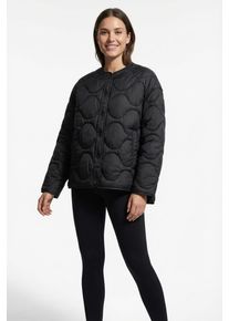 Steppjacke Calvin Klein Jeans "INSULATED LINER JACKET", Damen, Gr. XXL (46), schwarz, Web, Obermaterial: 100% Polyamid, unifarben, klassisch normal, Rundhals, eingesetzt eingefasste Kante mit Schlitz, Jacken Steppjacke, Mit Rundhalsausschnitt