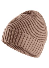 JOOP! Strickm&uuml;tze JOOP JEANS "Francis", Herren, beige (medium beige), Strick, Materialmix, unifarben, M&uuml;tzen Strickm&uuml;tze