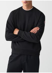 Sweatshirt COLMAR "MENS SWEATSHIRT", Herren, Gr. M, schwarz, Sweatware, Obermaterial: 66% Baumwolle, 34% Polyester, unifarben, regular fit normal, Rundhals, B&uuml;ndchen, Sweatshirts Sweatshirt, regular fit, Rundhalsausschnitt