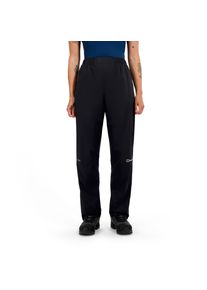 Regenhose Berghaus "PACSMART 2.5L RAIN-PANT", Damen, Gr. XXXL(46), L&auml;nge 33, schwarz, schwarz 33, Obermaterial: 100% Polyamid, Hosen Regenhose