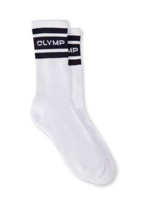Sportsocken OLYMP, Herren, Gr. 45-46, wei&szlig;, Baumwollmischung, normal, Socken Sportsocken, Baumwollmischung, elastisch