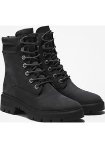 Winterstiefel Timberland "CORTINA VALLEY MID LACE UP WATERPROOF BOOT", Damen, Gr. 41, schwarz, Leder, Schuhe Winterstiefel, Winterschuhe, Winterboots, Schn&uuml;rboots, Schn&uuml;rstiefel, wasserdicht