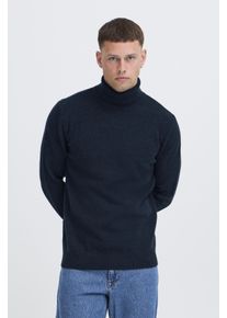 Rollkragenpullover Blend "BHBRANKO ROLL KNIT", Herren, Gr. XL, blau (salute melange), Strick, Obermaterial: 60% Wolle, 40% Nylon, unifarben, regular fit h&uuml;ftlang, hoch geschlossener Ausschnitt, Rippb&uuml;ndchen, Pullover Rollkragenpullover