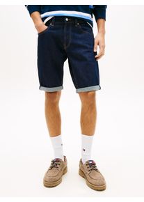 Shorts Tommy Jeans "RONNIE", Herren, Gr. 31, N-Gr, denim schwarz, Denim/Jeans, Obermaterial: 99% Baumwolle, 1% Elasthan, unifarben, regular fit kurz, Hosen Shorts, Regular fit mit praktischen Taschen