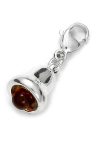 Kettenanh&auml;nger OSTSEE-SCHMUCK "OSTSEE-SCHMUCK Charm-Einh&auml;nger Glocke Charm-Einh&auml;nger Glocke", wei&szlig; (wei&szlig;, neutral), Schmuckanh&auml;nger, Damen, 20 x 8mm, Silber 925 (Sterlingsilber), 2,2 g, Kettenanh&auml;nger