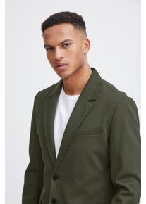 Sakko Blend "Blazer", Herren, Gr. 56, gr&uuml;n (forest night), Web, Obermaterial: 75% Polyester, 22% Viskose, 3% Elasthan, kariert, regular fit, Sakkos Sakko