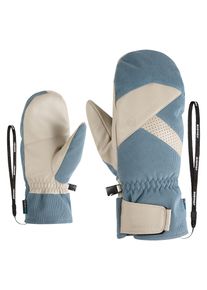 F&auml;ustlinge Ziener "GETTERO-Z AS AW MITTEN", Herren, Gr. 10.5, iron sky cord, Materialmix, Handschuhe F&auml;ustlinge