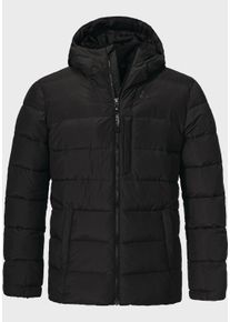 Sch&ouml;ffel Funktionsjacke SCH&Ouml;FFEL "Urban Ins Jacket Style Boslix MNS", Herren, Gr. 46, schwarz (9990, schwarz), Oberstoff: 63% Nylon, 37% Baumwolle; Futter: 100% Polyester, relaxed fit, hoch geschlossener Ausschnitt, Jacken Funktionsjacke