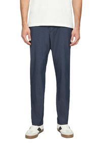 Chinohose s.Oliver "PHOENIX", Herren, Gr. 33, L&auml;nge 34, blau (dunkelblau), Obermaterial: 82% Baumwolle, 15% Polyester, 3% Elasthan, unifarben, regular fit kn&ouml;chellang, Hosen Chinohose, mit Straight Leg