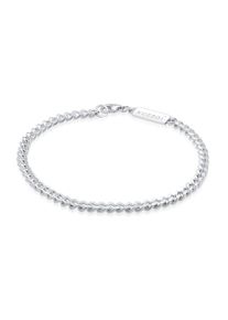 Armkette Kuzzoi "Armband Herren Panzer Massiv 925 Silber" Gr. 190, silber, Armb&auml;nder, Herren, 190, Silber 925 (Sterlingsilber), Armkette